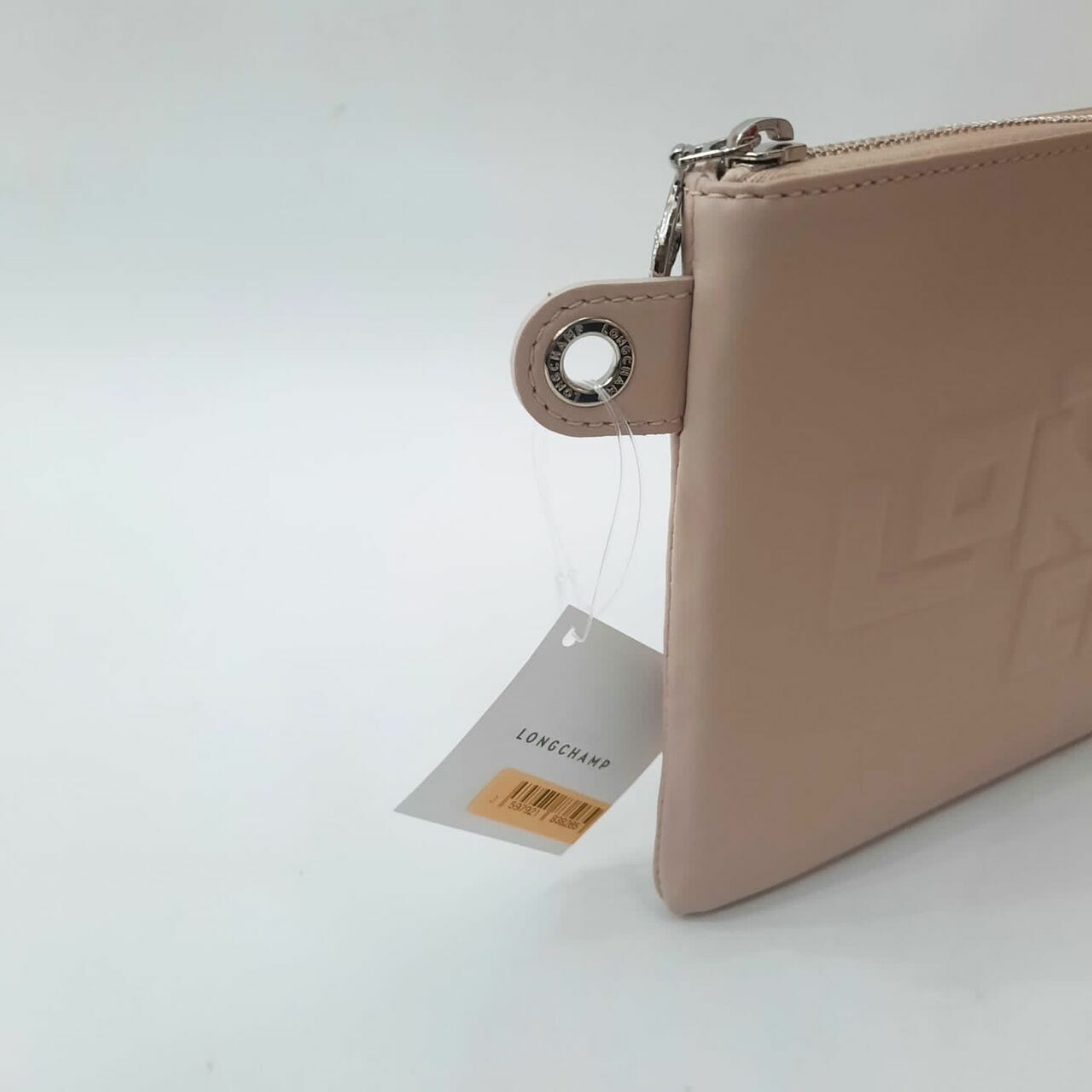 Longchamp Pochette LGP Nude Craie Leather Wallet