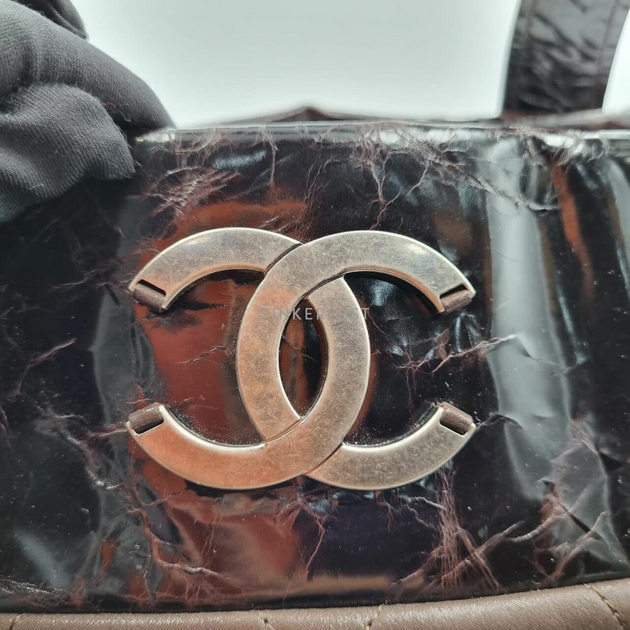 Chanel In The Mix Brown Leather Satchel