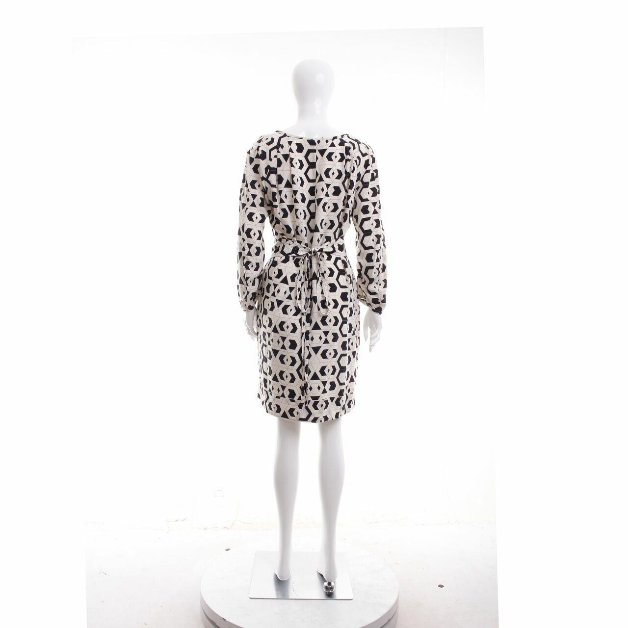 Diane Von Furstenberg Black & White Midi Dress