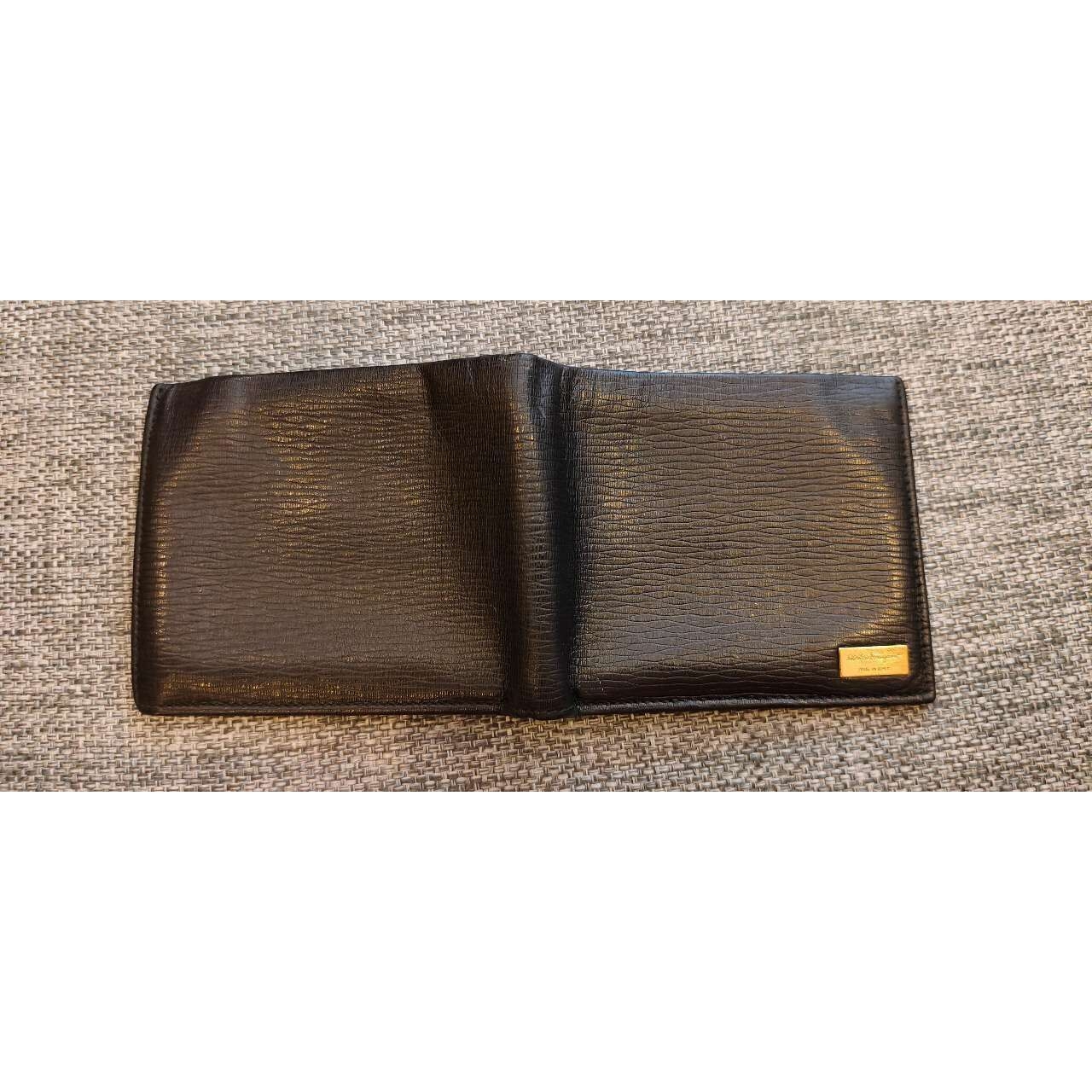 Salvatore Ferragamo Gold & Black Wallet