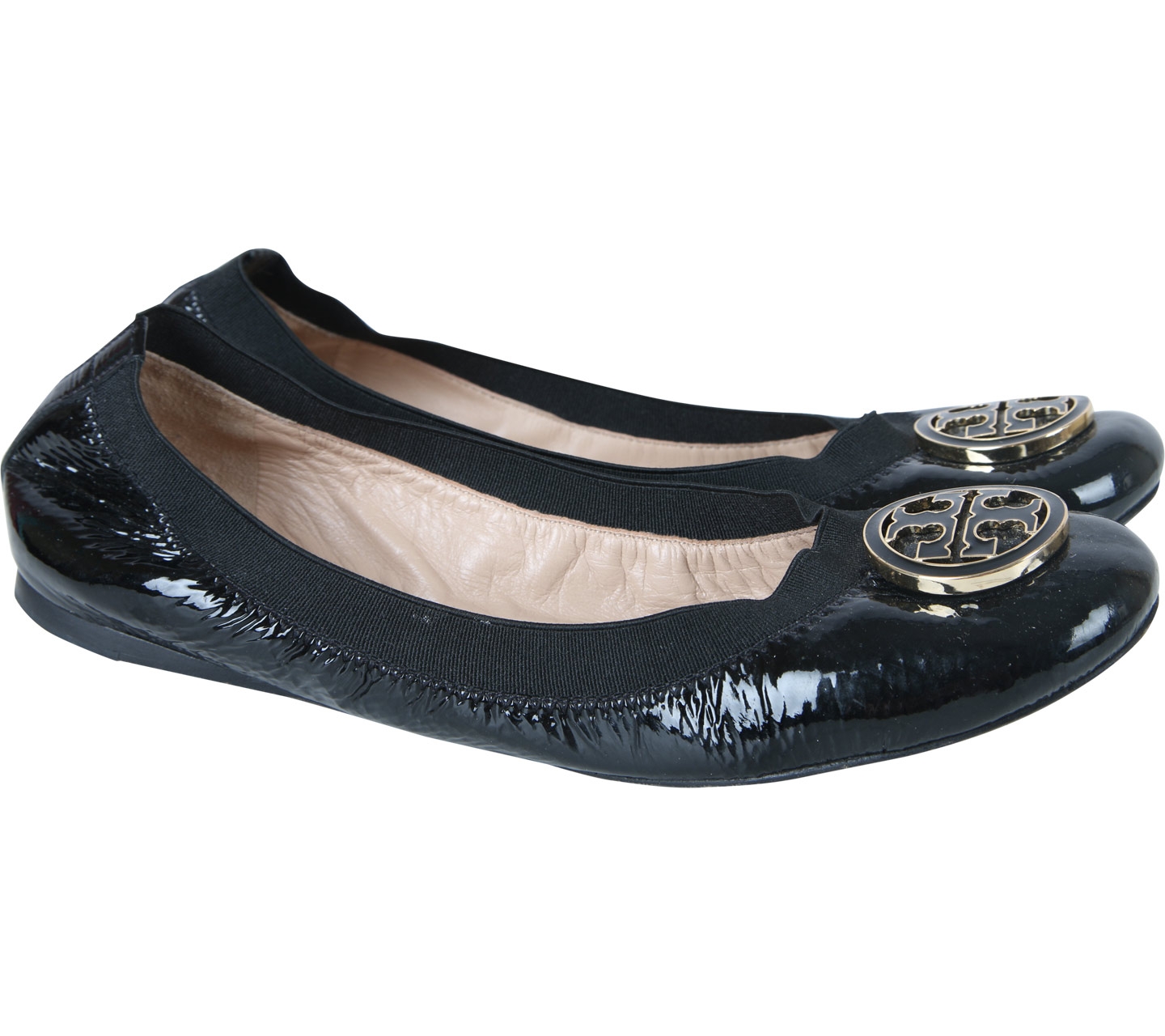 Tory Burch Black Flats