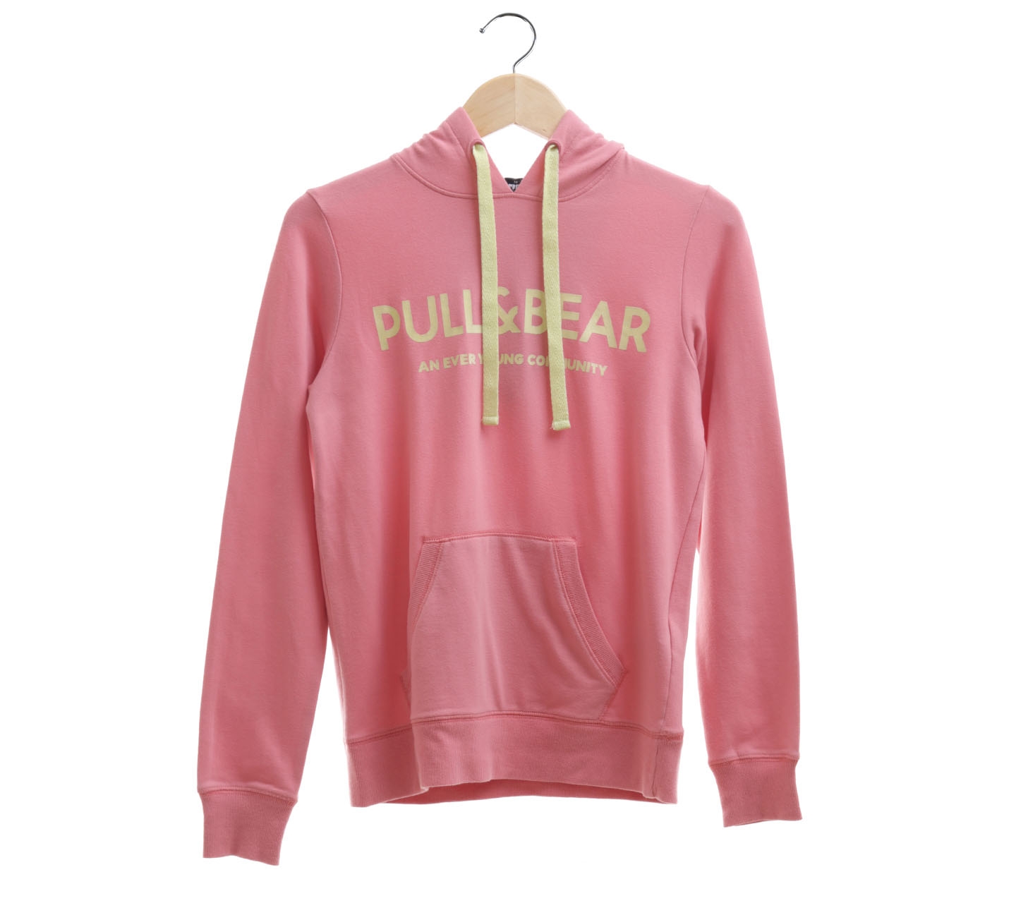 Pull & Bear Pink Hoodie Sweater