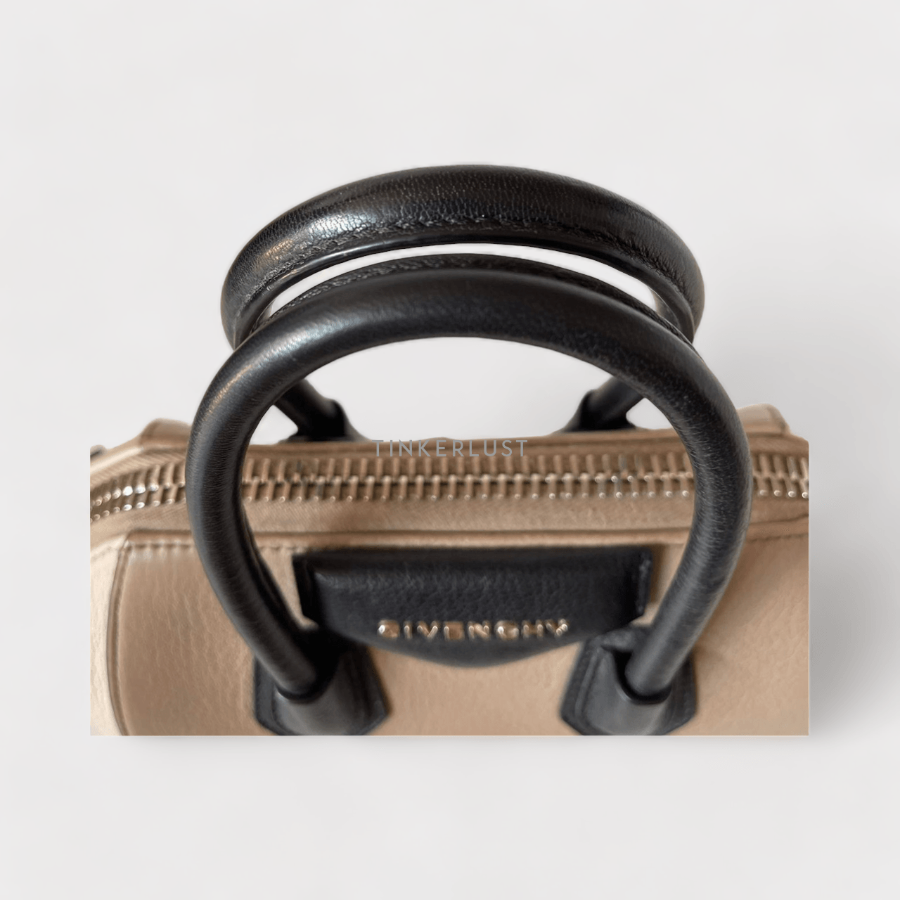 Givenchy Antigona Mini Bag Linen Goatskin Tricolor