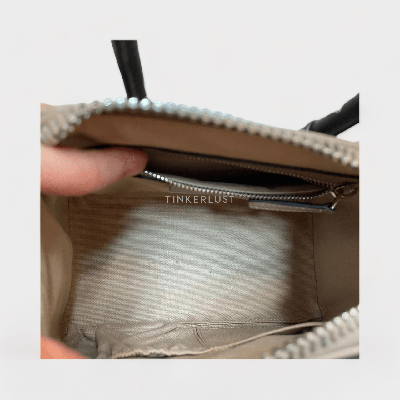 Givenchy Antigona Mini Bag Linen Goatskin Tricolor