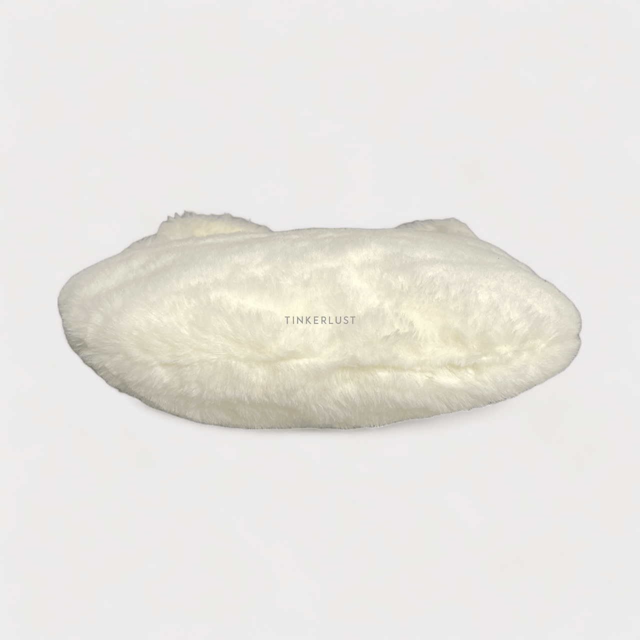 Private Collection Ivory Faux Fur Shoulder Bag