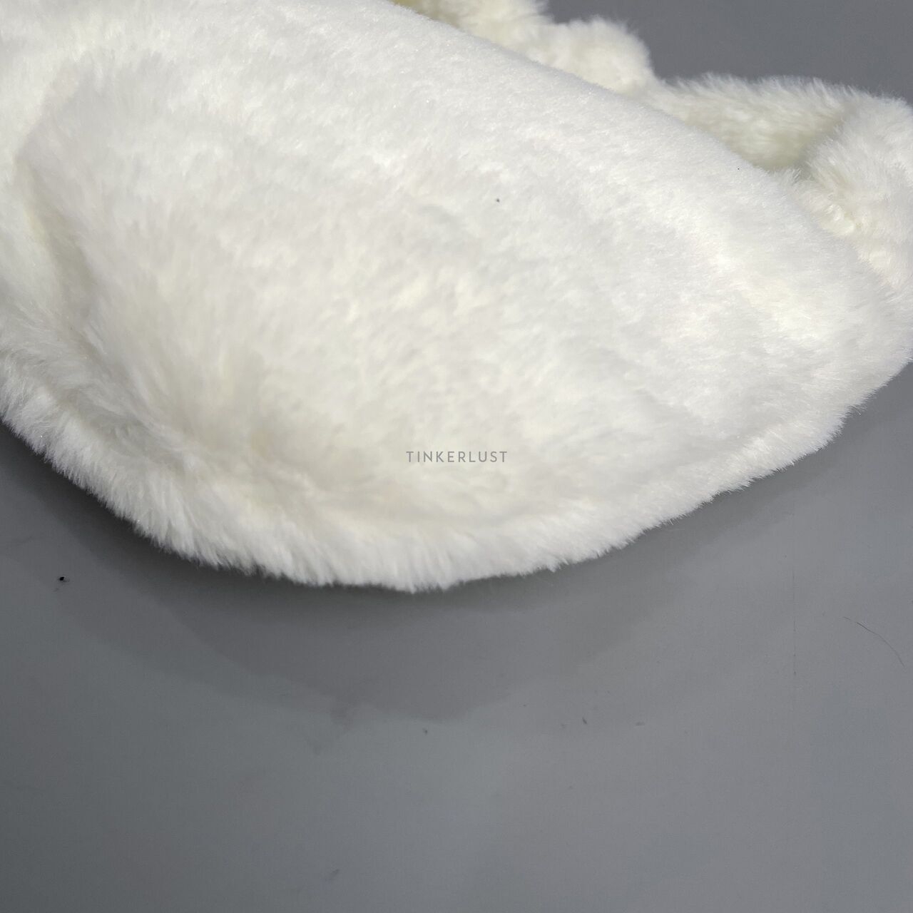 Private Collection Ivory Faux Fur Shoulder Bag