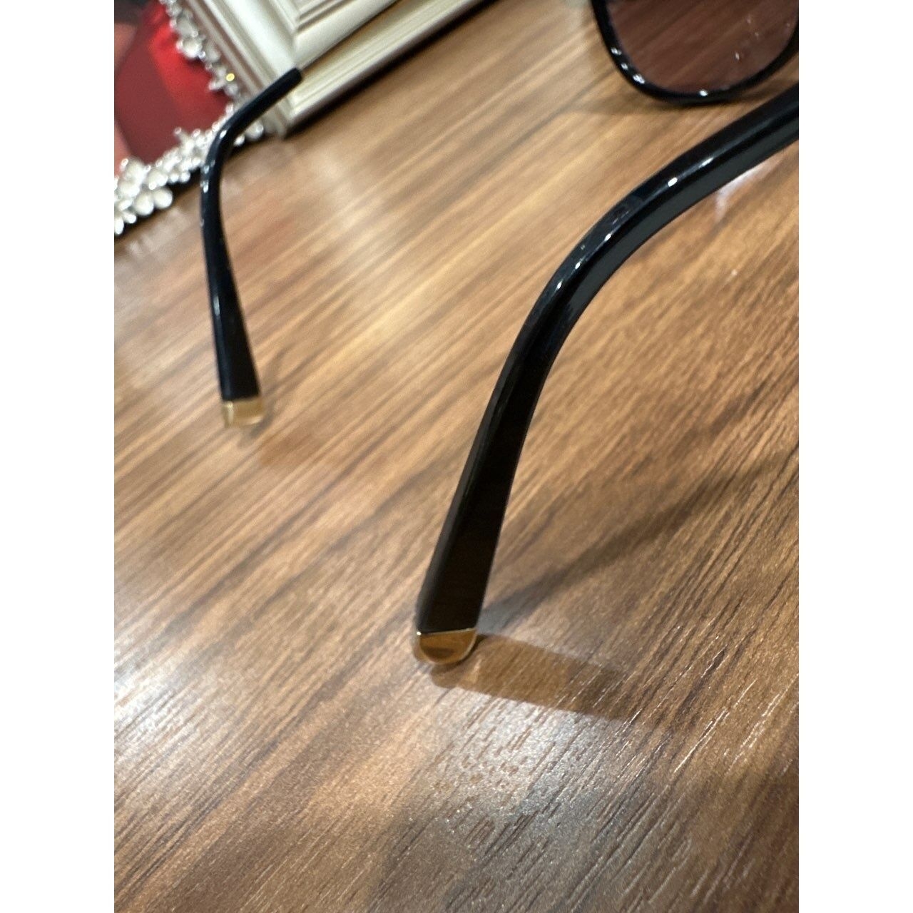 Max Mara MM Bright Gold & Black Sunglasses