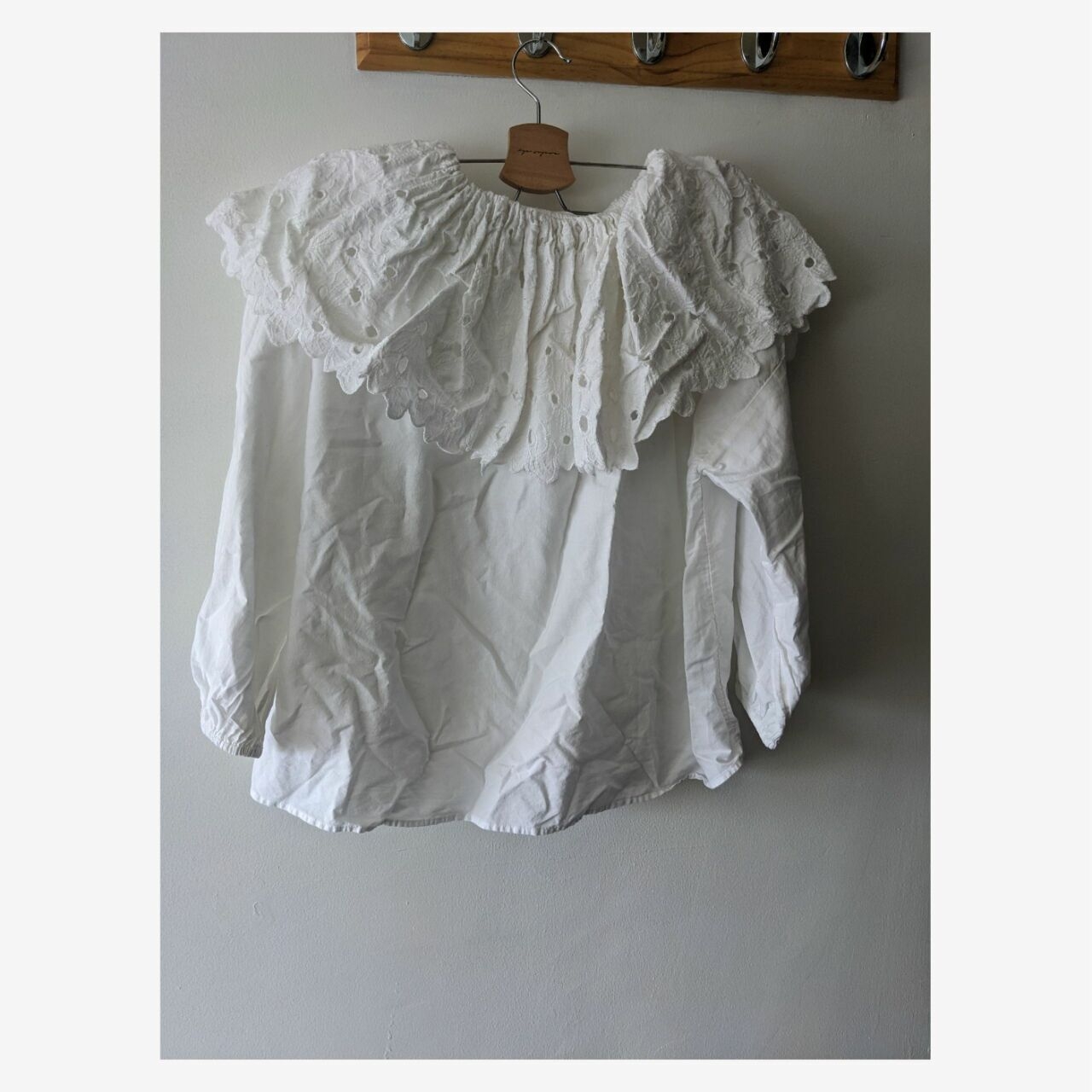 Mango White Blouse