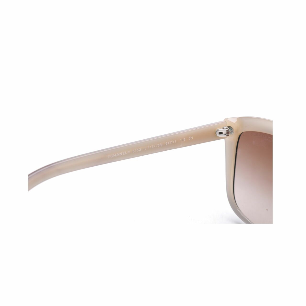 Chanel Black Beige Sunglasses