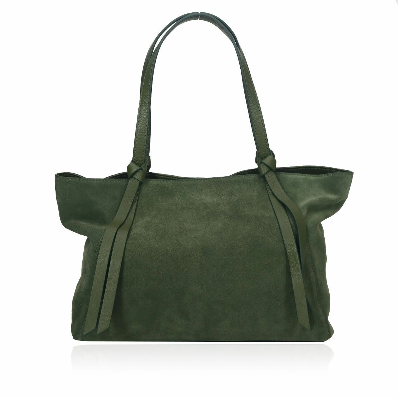 Fossil Rayna Green Tote Bag