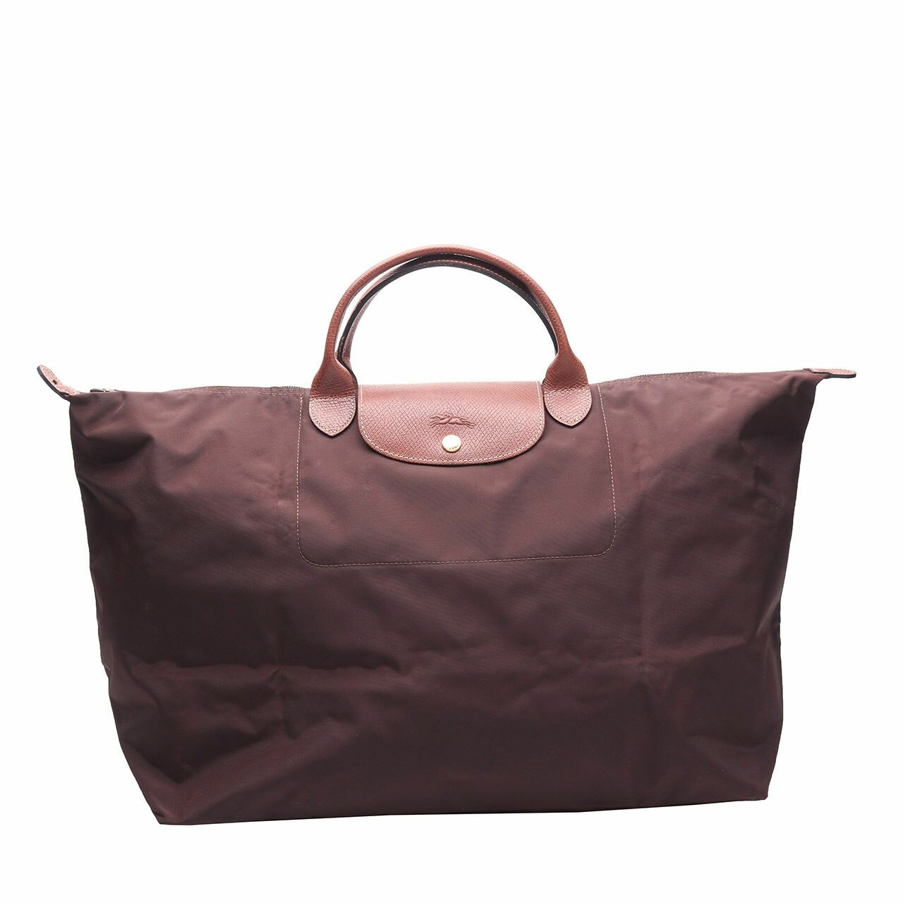 Longchamp Le Pliage Brown Top Handle Tote Bag