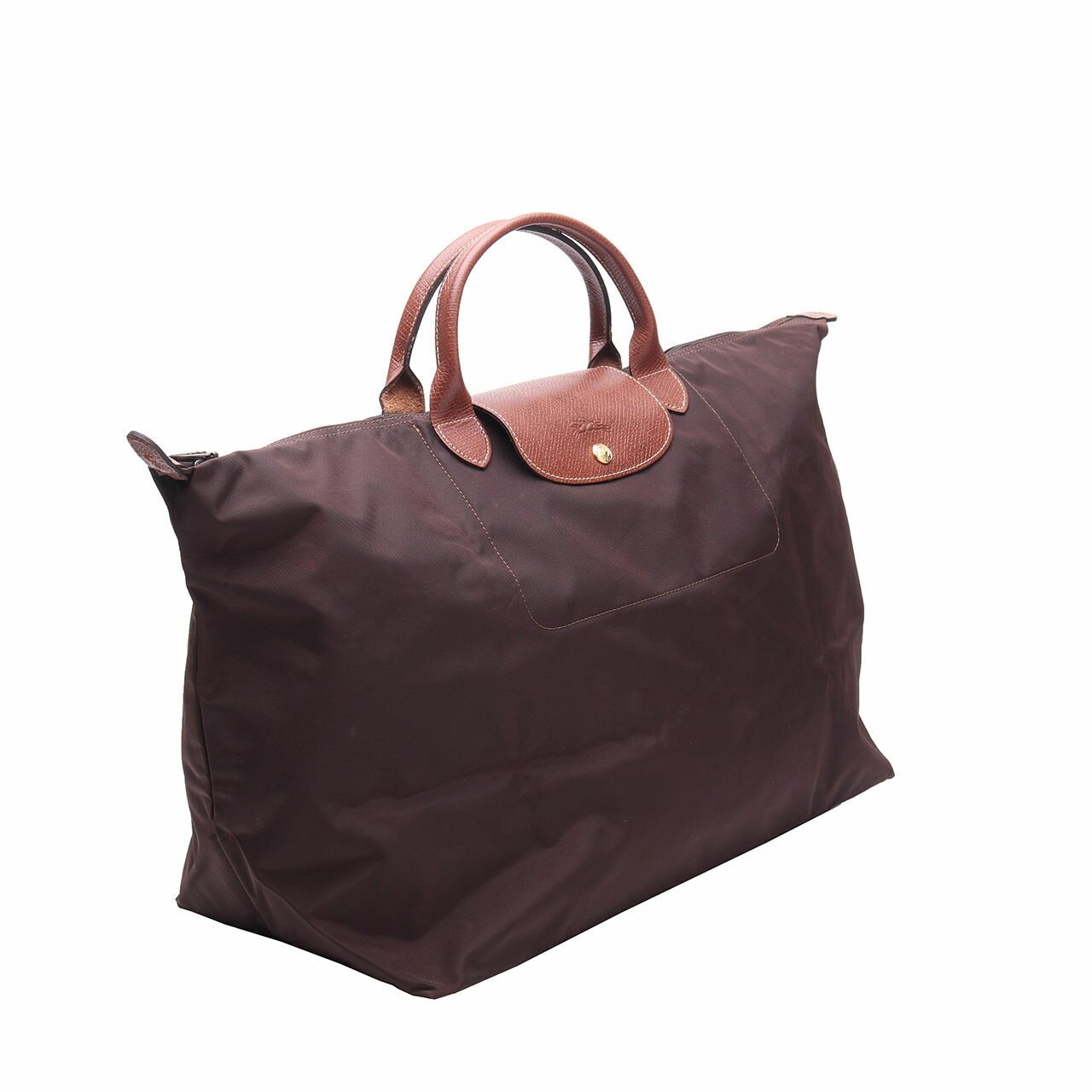 Longchamp Le Pliage Brown Top Handle Tote Bag