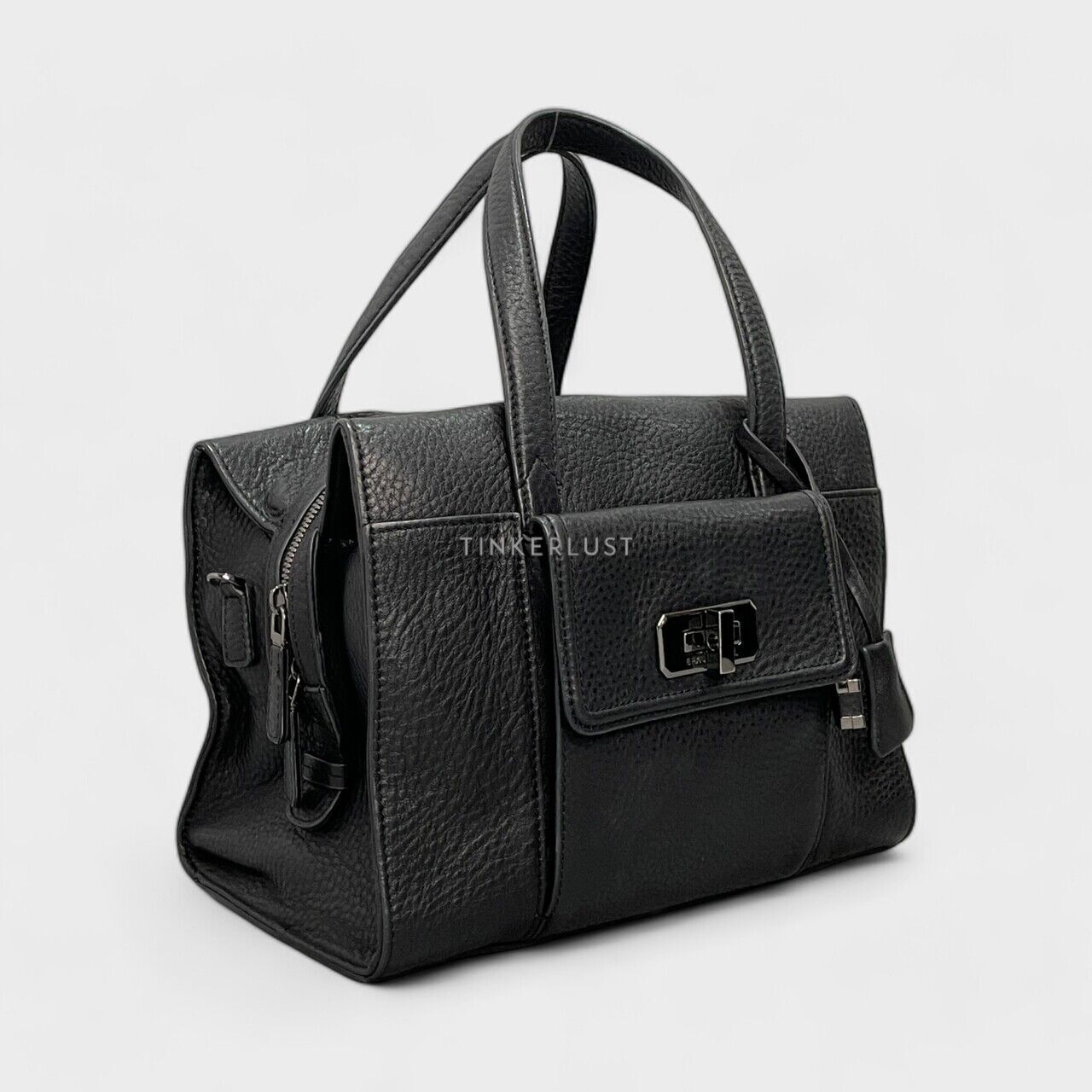 Braun Buffel Black Satchel