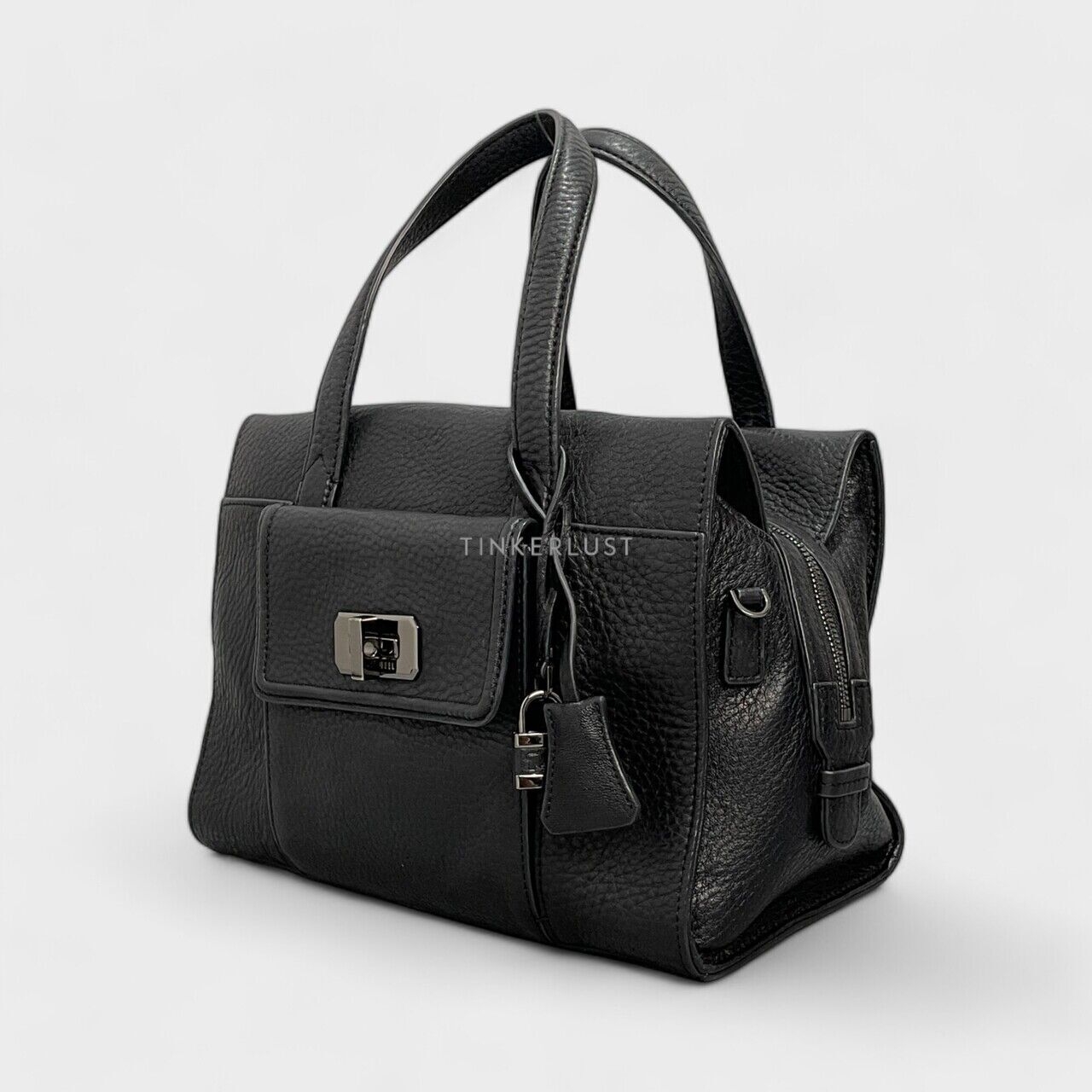 Braun Buffel Black Satchel