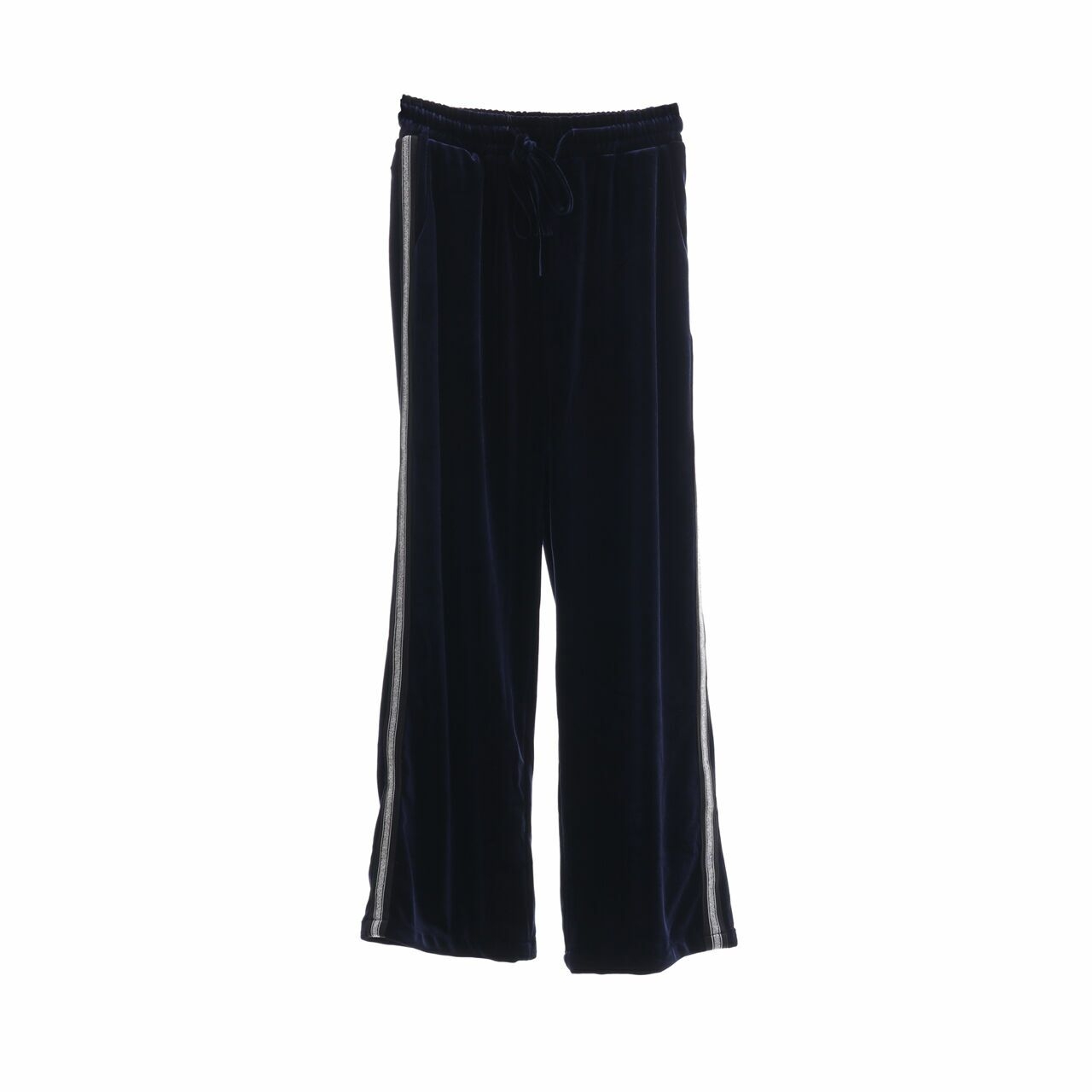 Mix & Max Navy Velvet Pants