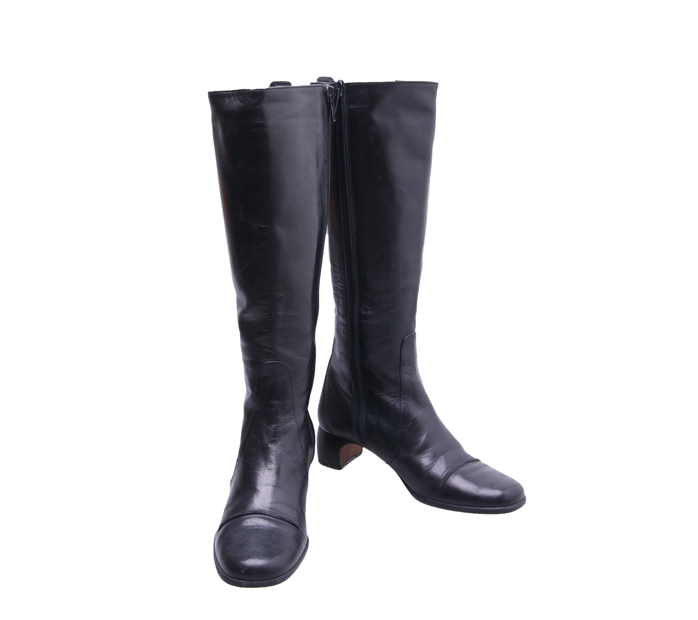 Cole Haan Black Leather Boots