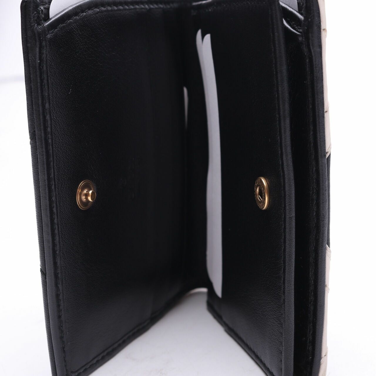 Gucci Black and White GG Mini Wallet