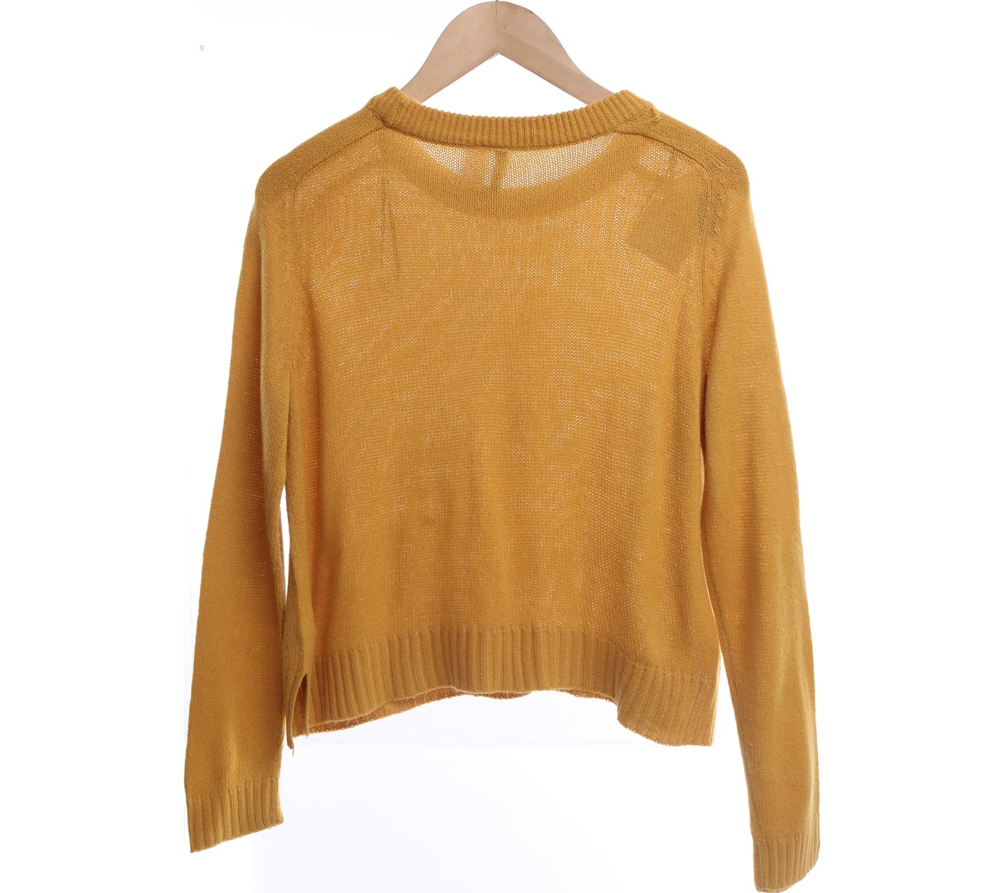 Divided Mustard Sweater