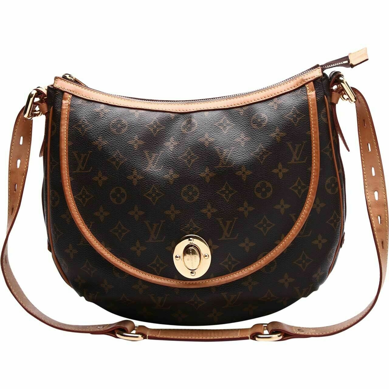 Louis Vuitton Brown Monogram Canvas Tulum PM Shoulder Bag