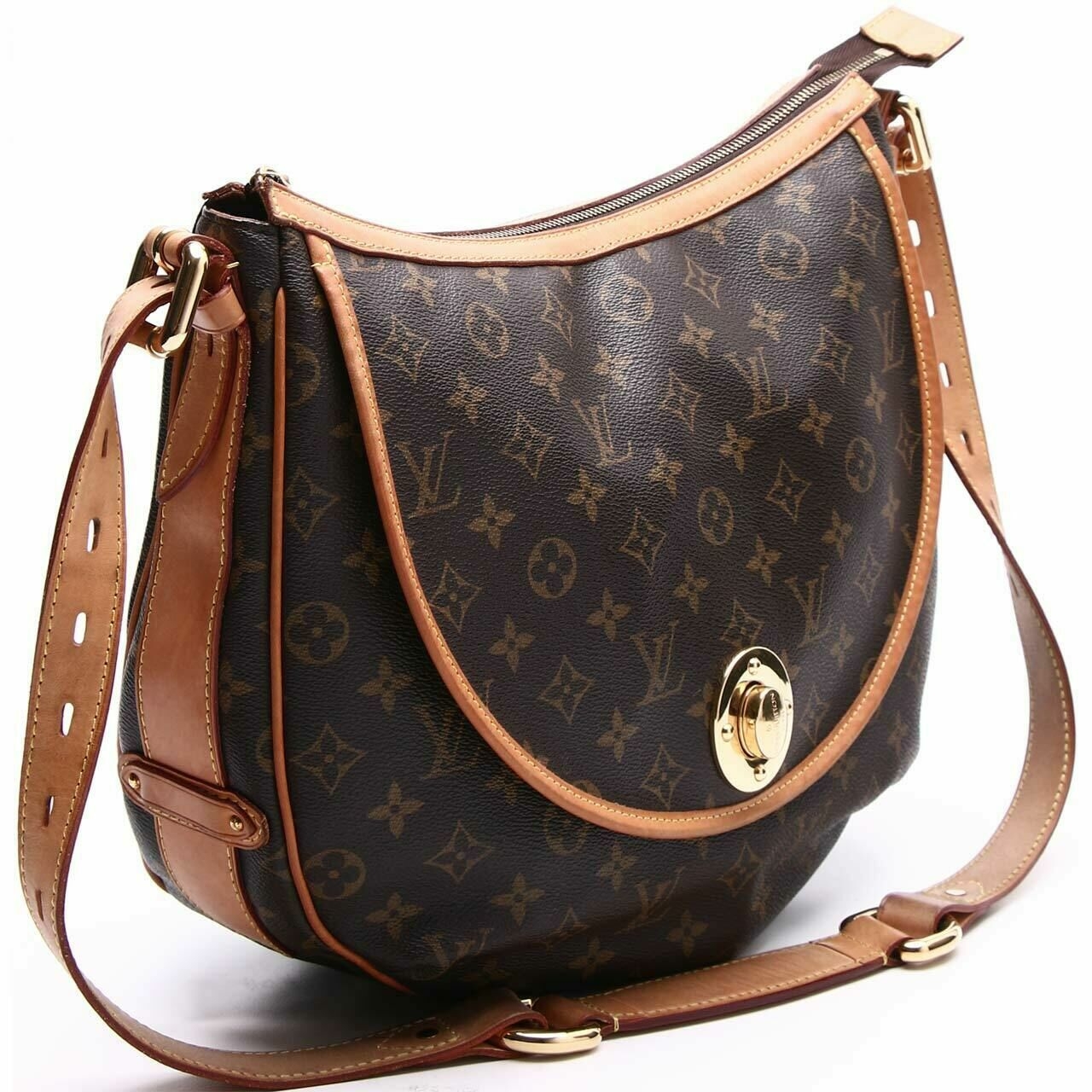 Louis Vuitton Brown Monogram Canvas Tulum PM Shoulder Bag