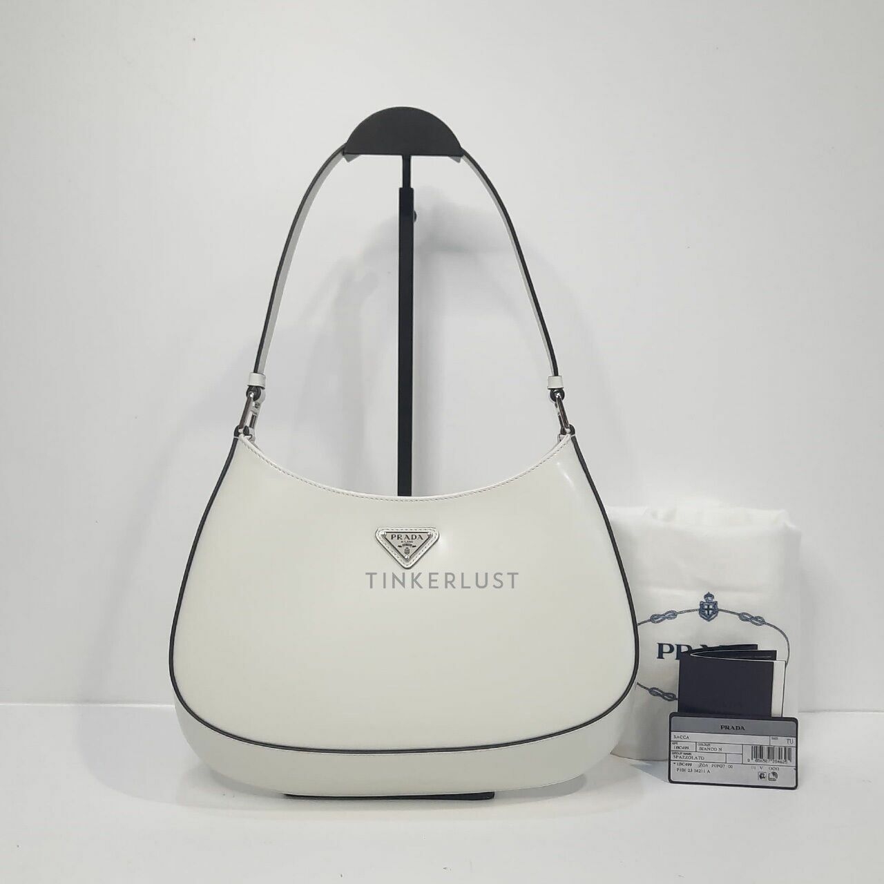 Prada Cleo White Flap 2023 Shoulder Bag