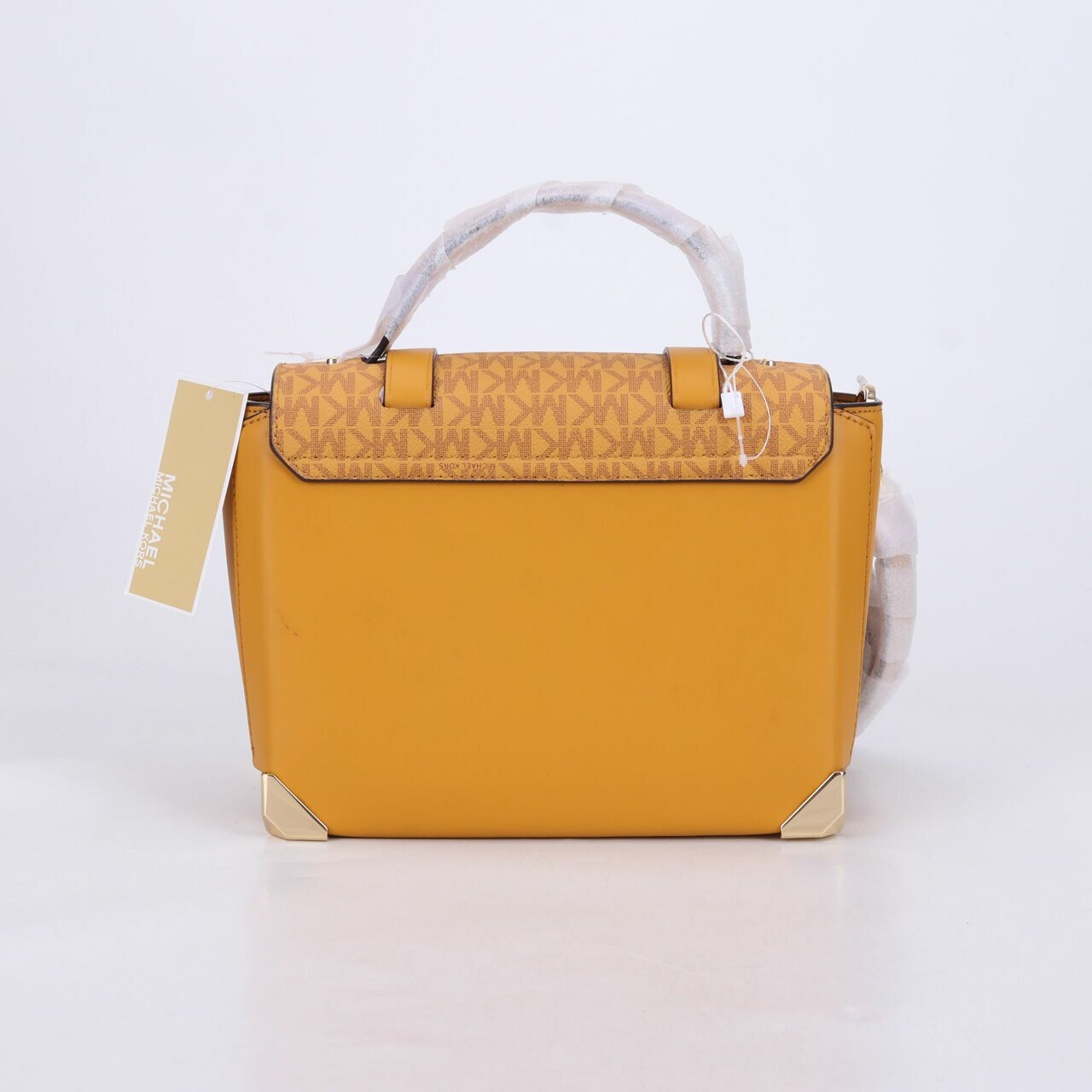 Michael Kors 35F1GNCS6V Manhattan Medium Marigold Multi Satchel