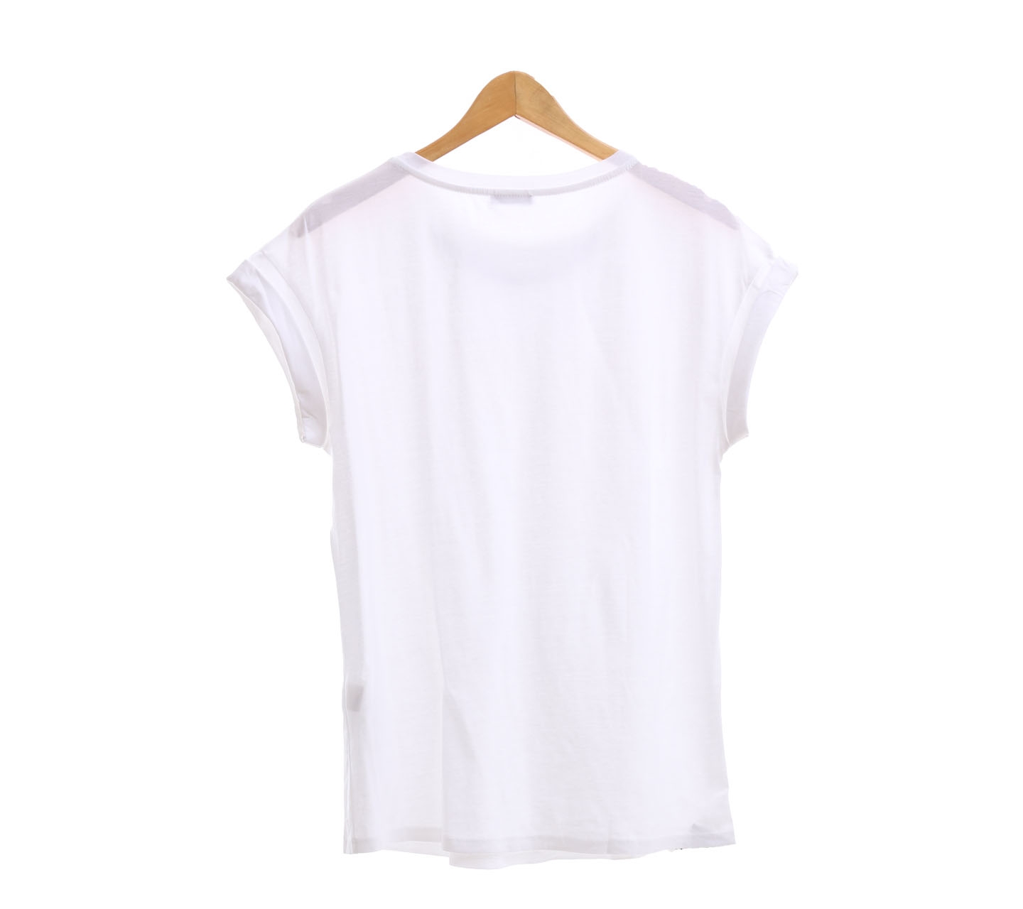 Zara White Sequin T-Shirt