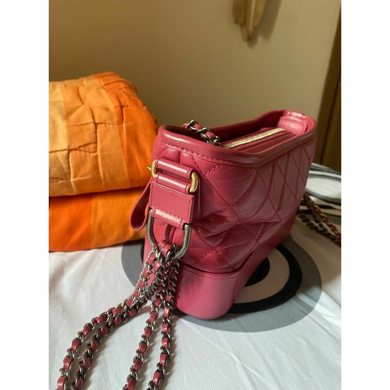 Chanel Gabrielle Small Pink Sling Bag #25