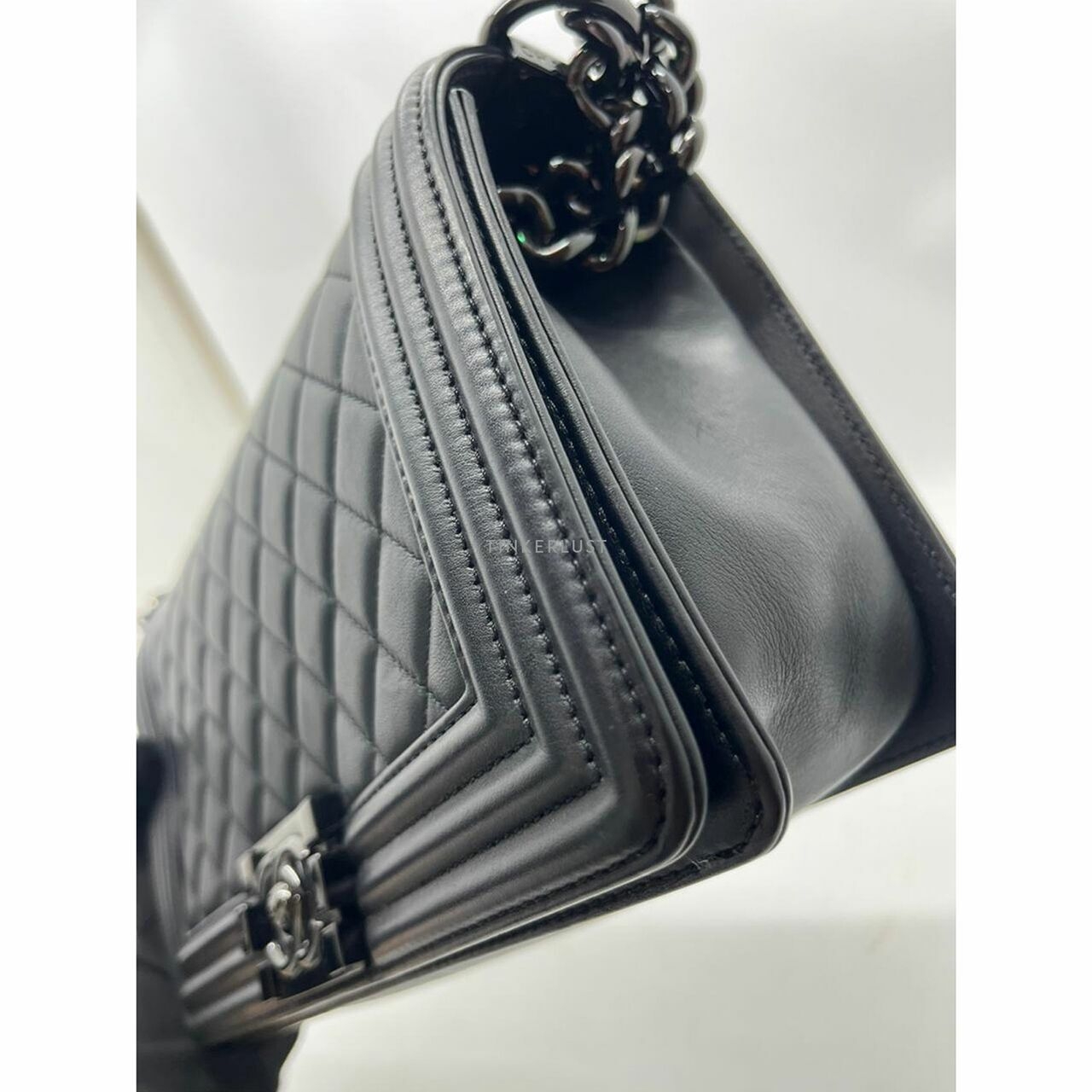 Chanel Boy Medium So Black #25 Shoulder Bag