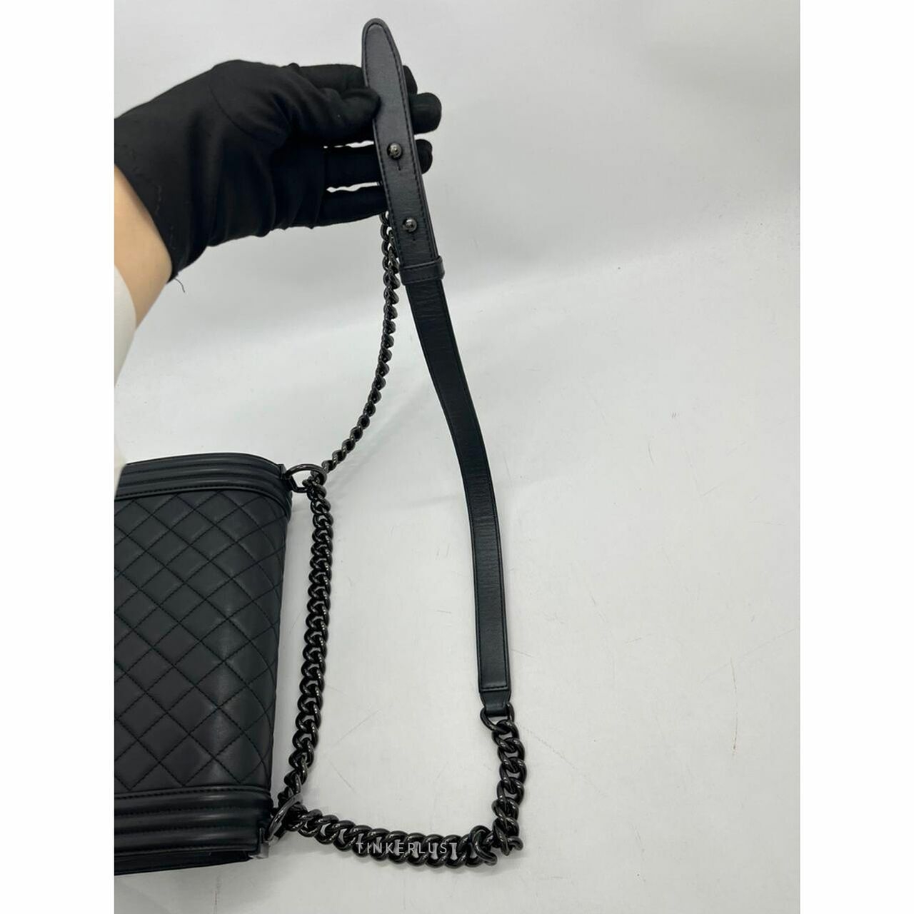 Chanel Boy Medium So Black #25 Shoulder Bag