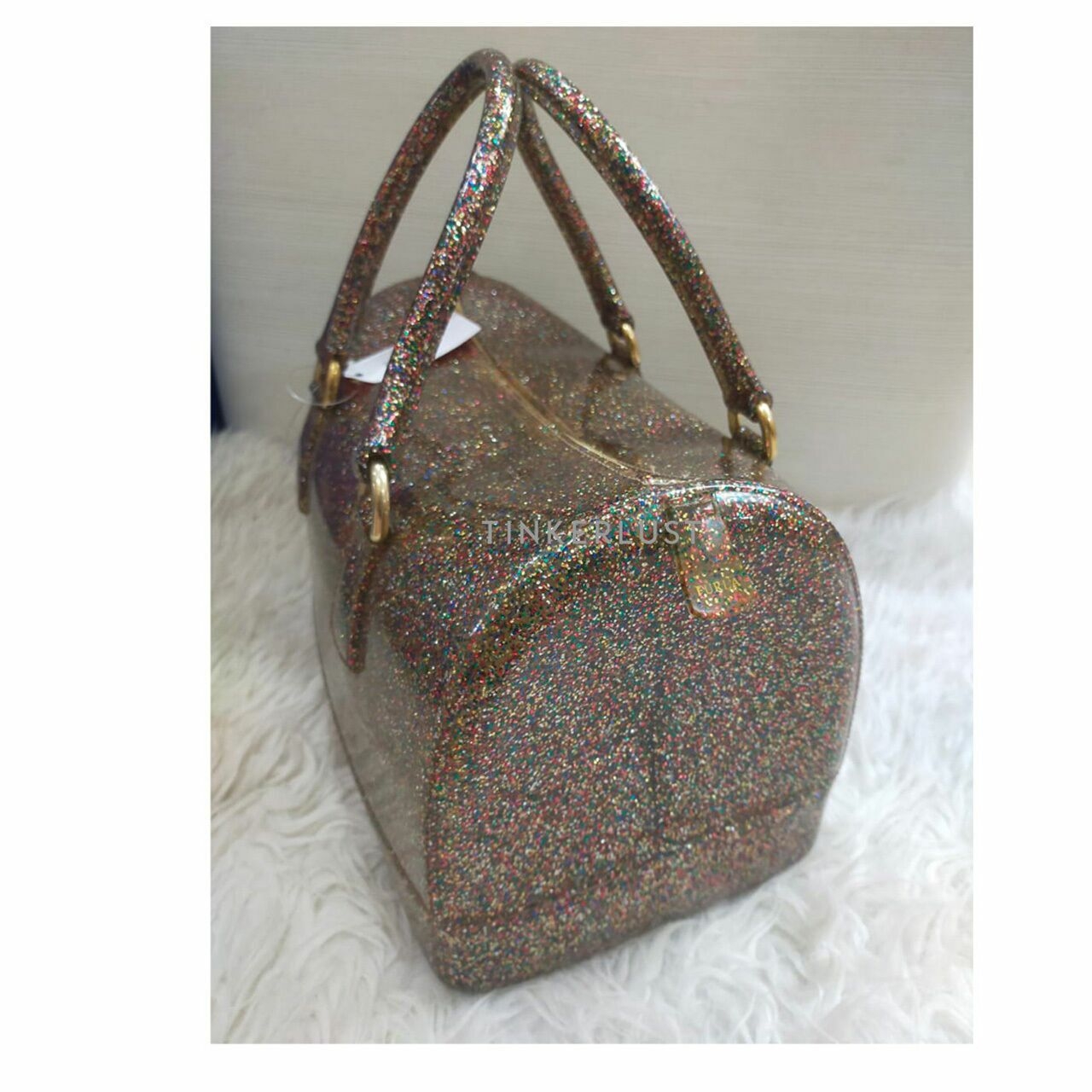 Furla Multicolor Glitter Candy Handbag