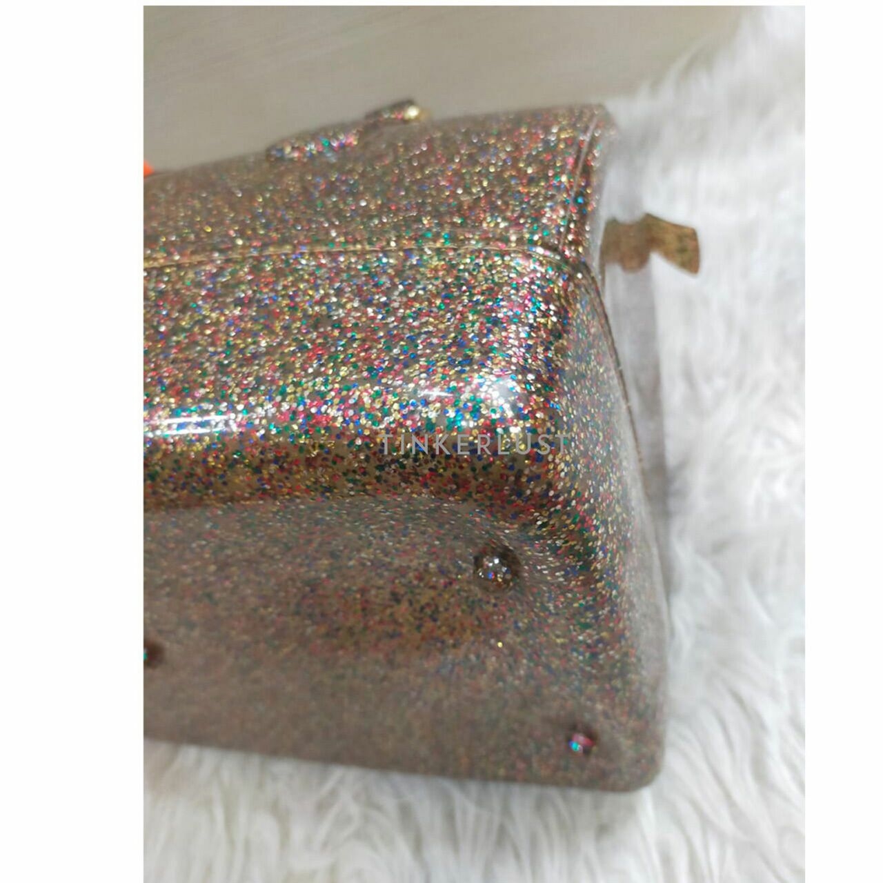 Furla Multicolor Glitter Candy Handbag