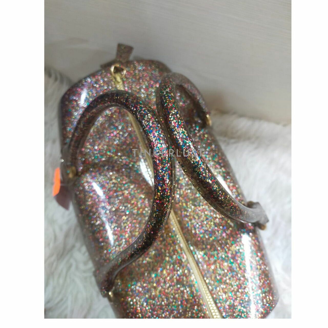 Furla Multicolor Glitter Candy Handbag