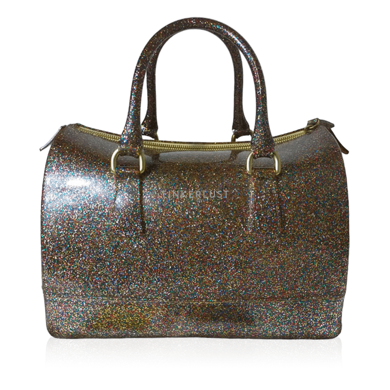 Furla Multicolor Glitter Candy Handbag