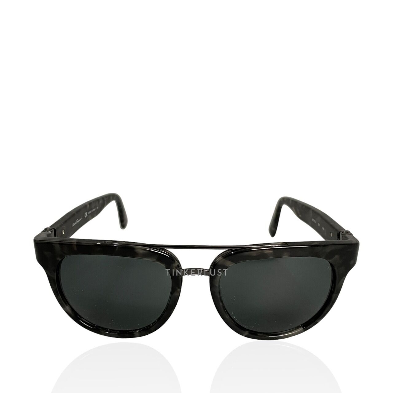 Salvatore Ferragamo SF767S Marble Black Sunglasses