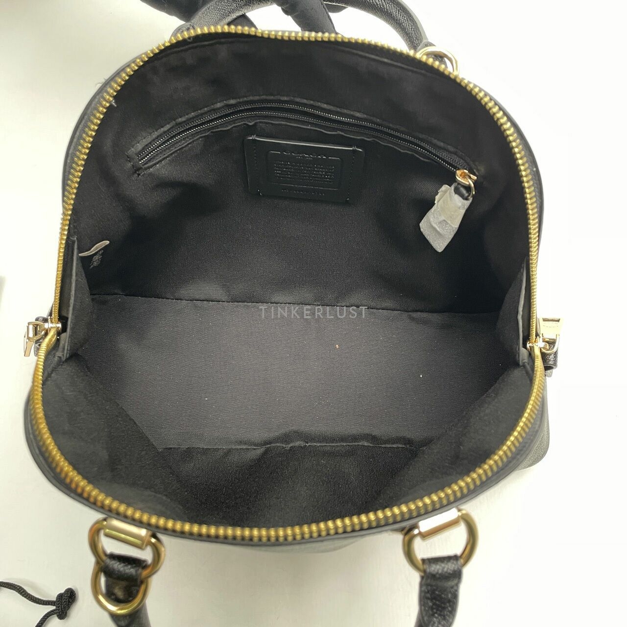 Coach Katy Black Crossgrain Satchel