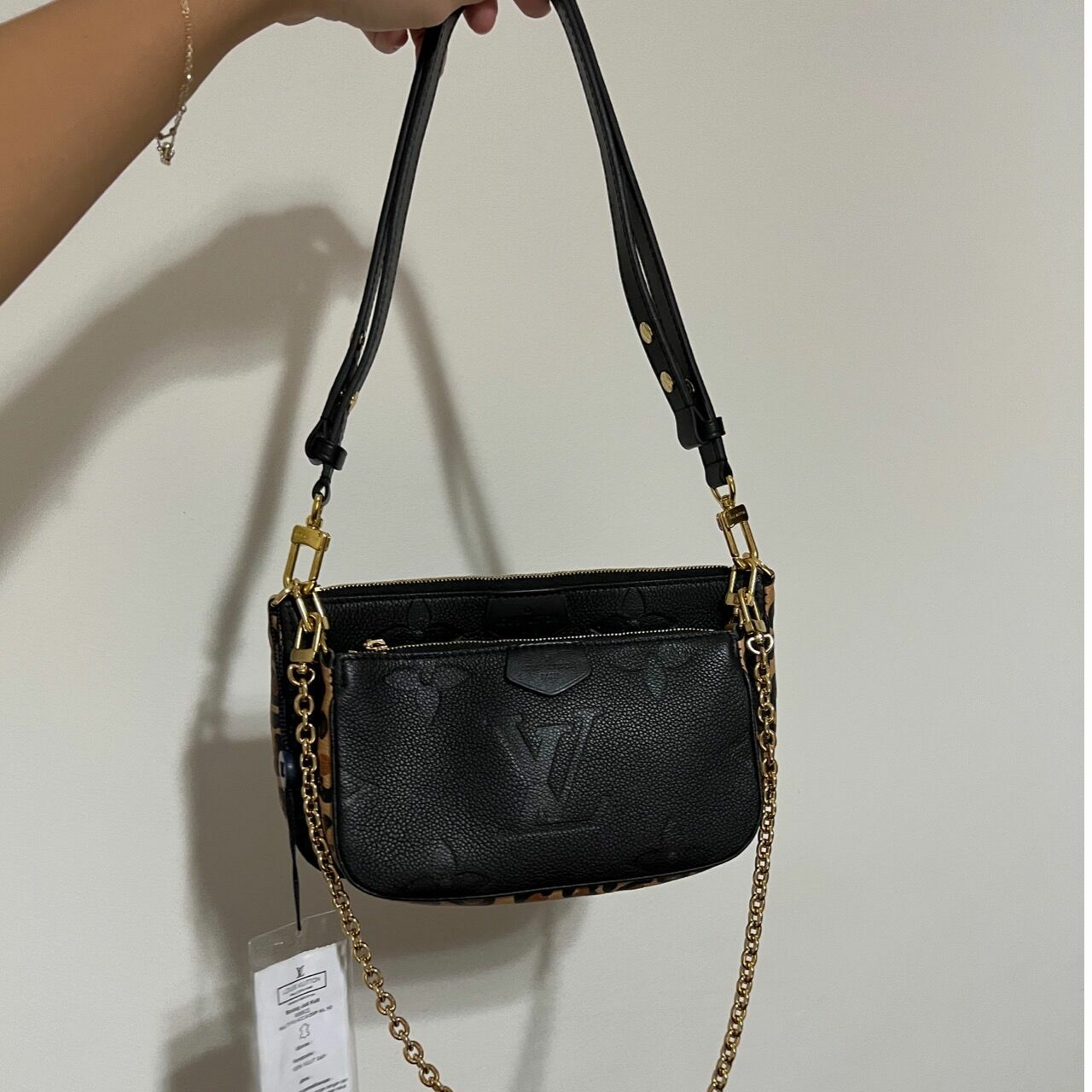 Louis Vuitton Black Bolsa Multi Pochette Accessoires