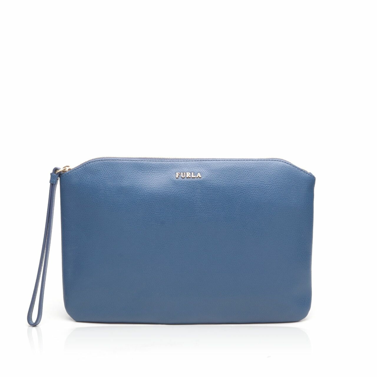 Furla Blue Wrislet Pouch