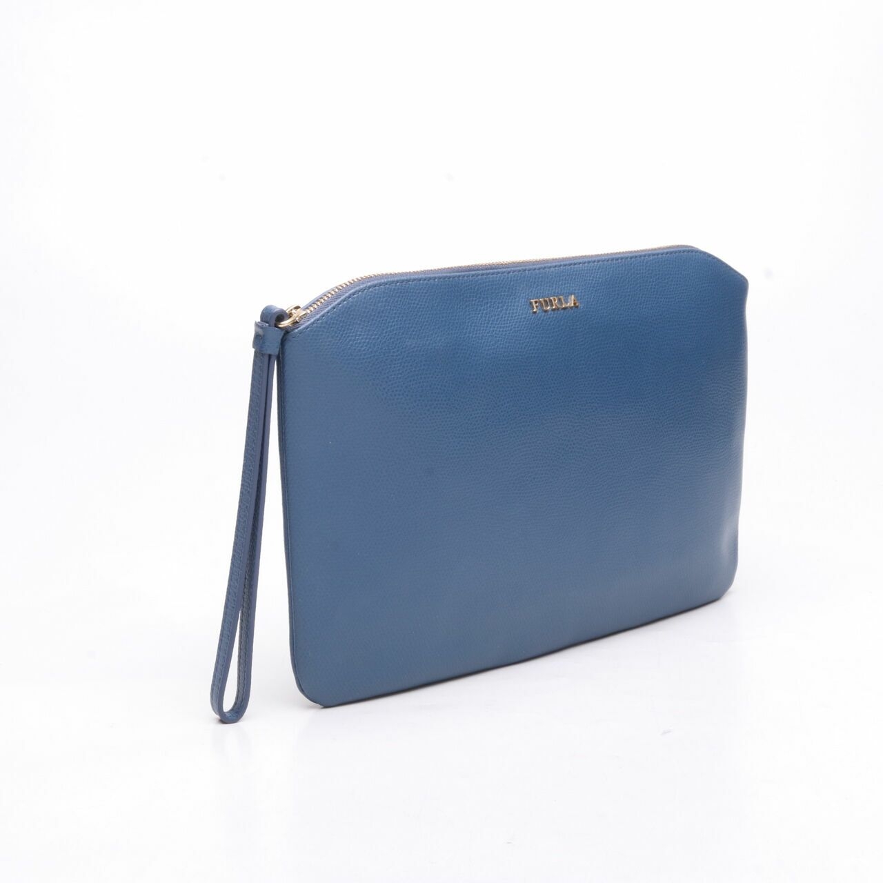 Furla Blue Wrislet Pouch