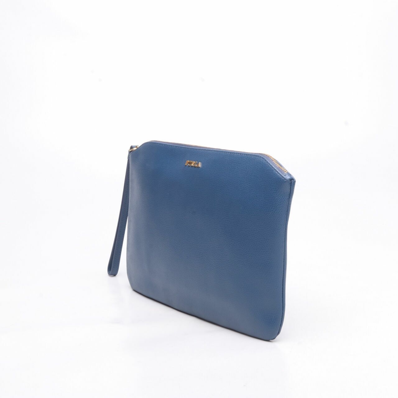 Furla Blue Wrislet Pouch