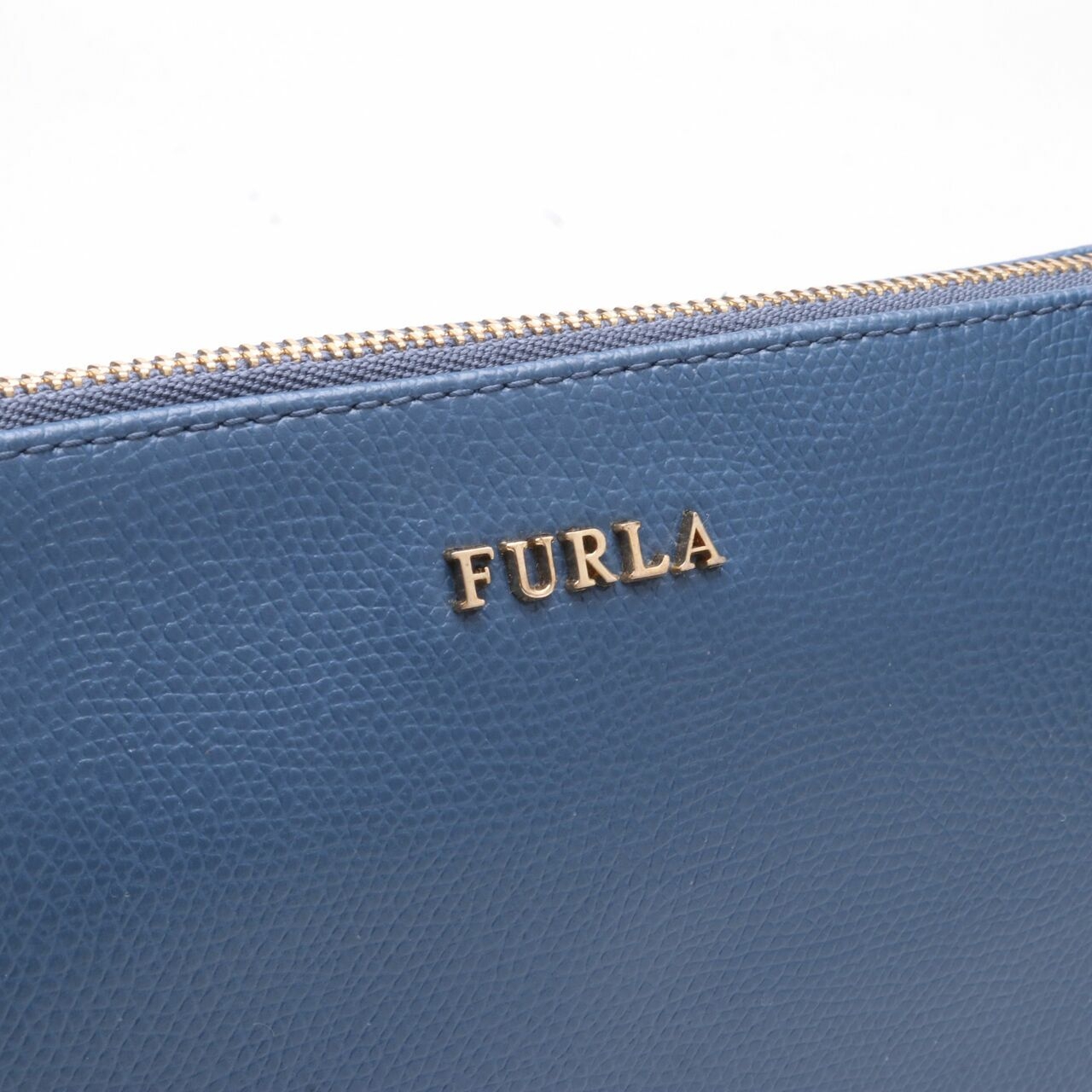 Furla Blue Wrislet Pouch