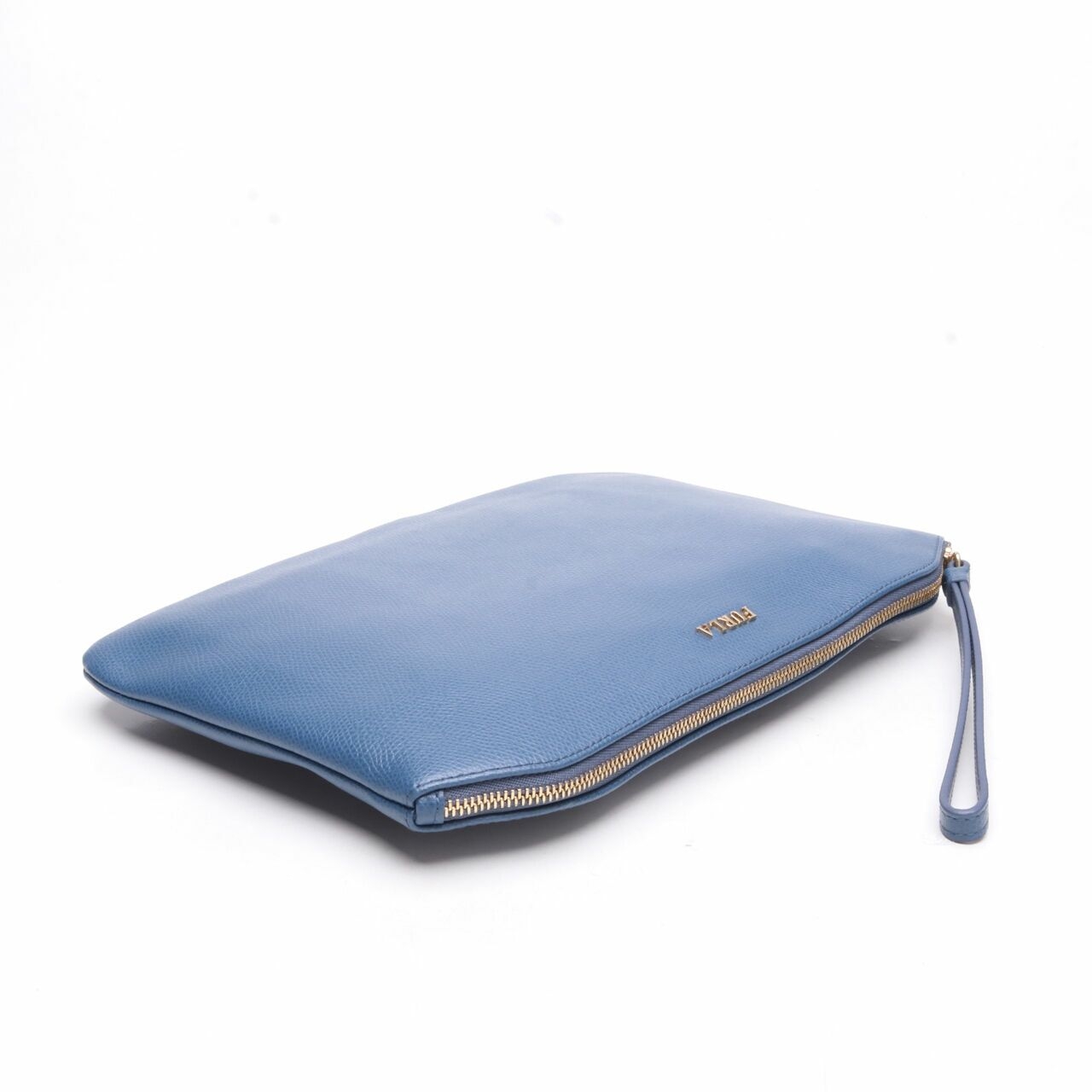 Furla Blue Wrislet Pouch