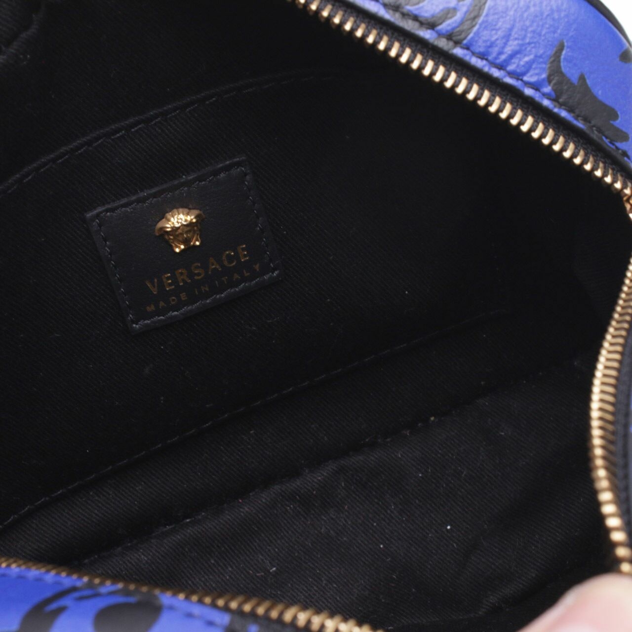 Versace Palazzo Medium Red/Blue Camera Sling Bag	