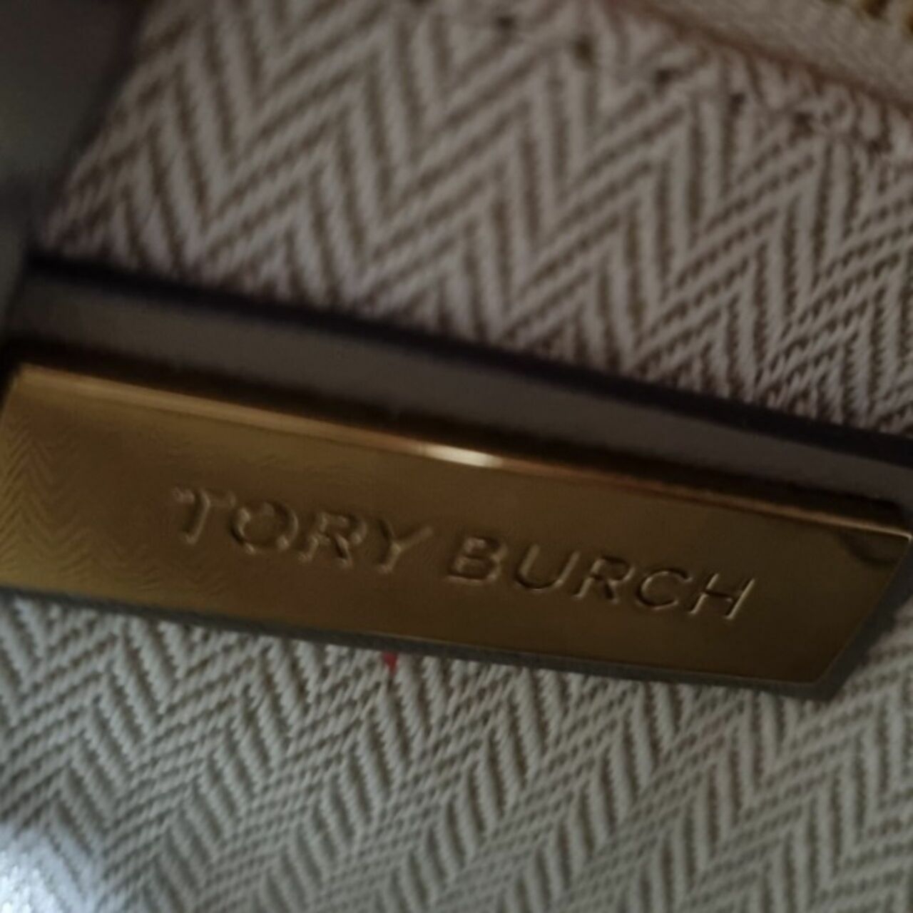 Tory Burch Kira Chevron Flap Chain Shoulder Bag Gray Heron