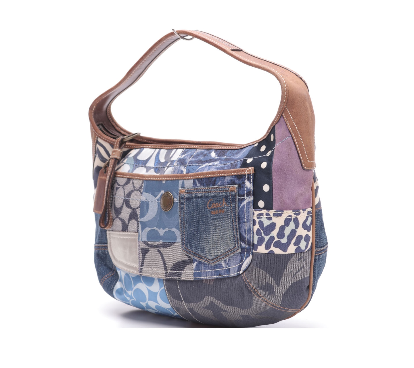 Coach Blue Patterned Handbag