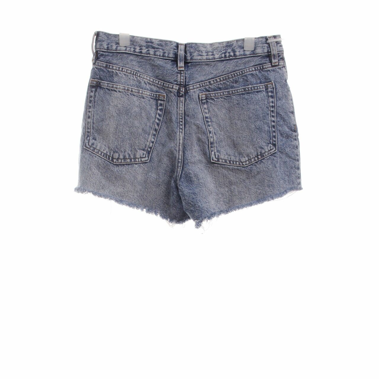 Mango Light Blue Denim Unfinished Short Pants