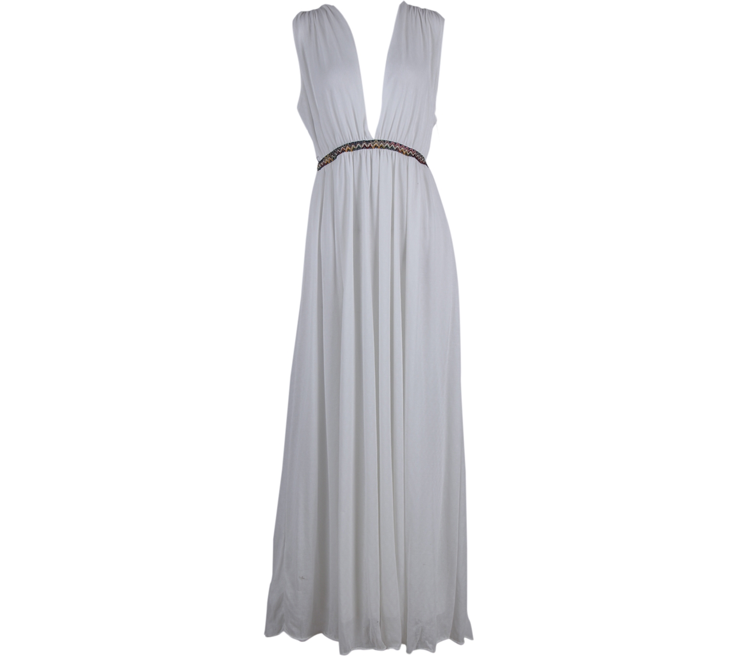 Zara White Long Dress