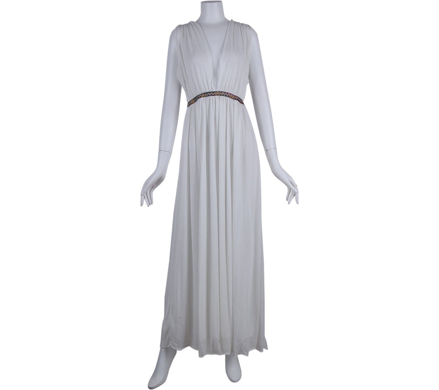 Zara White Long Dress