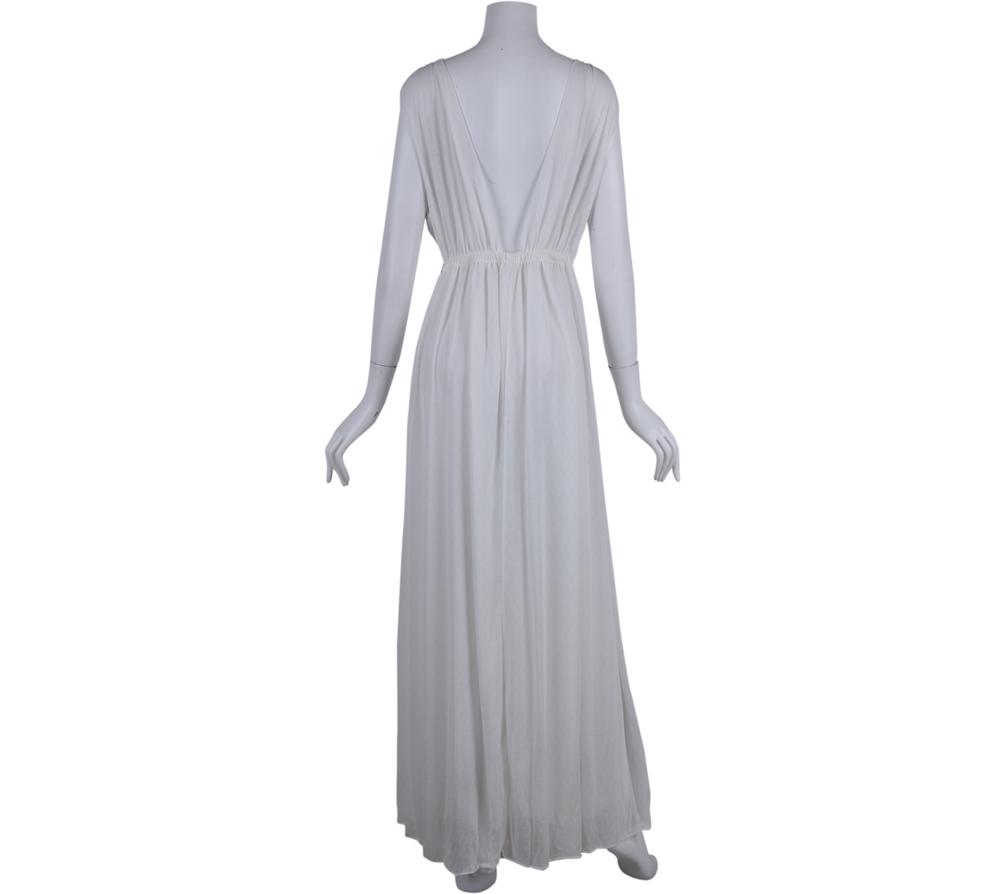 Zara White Long Dress