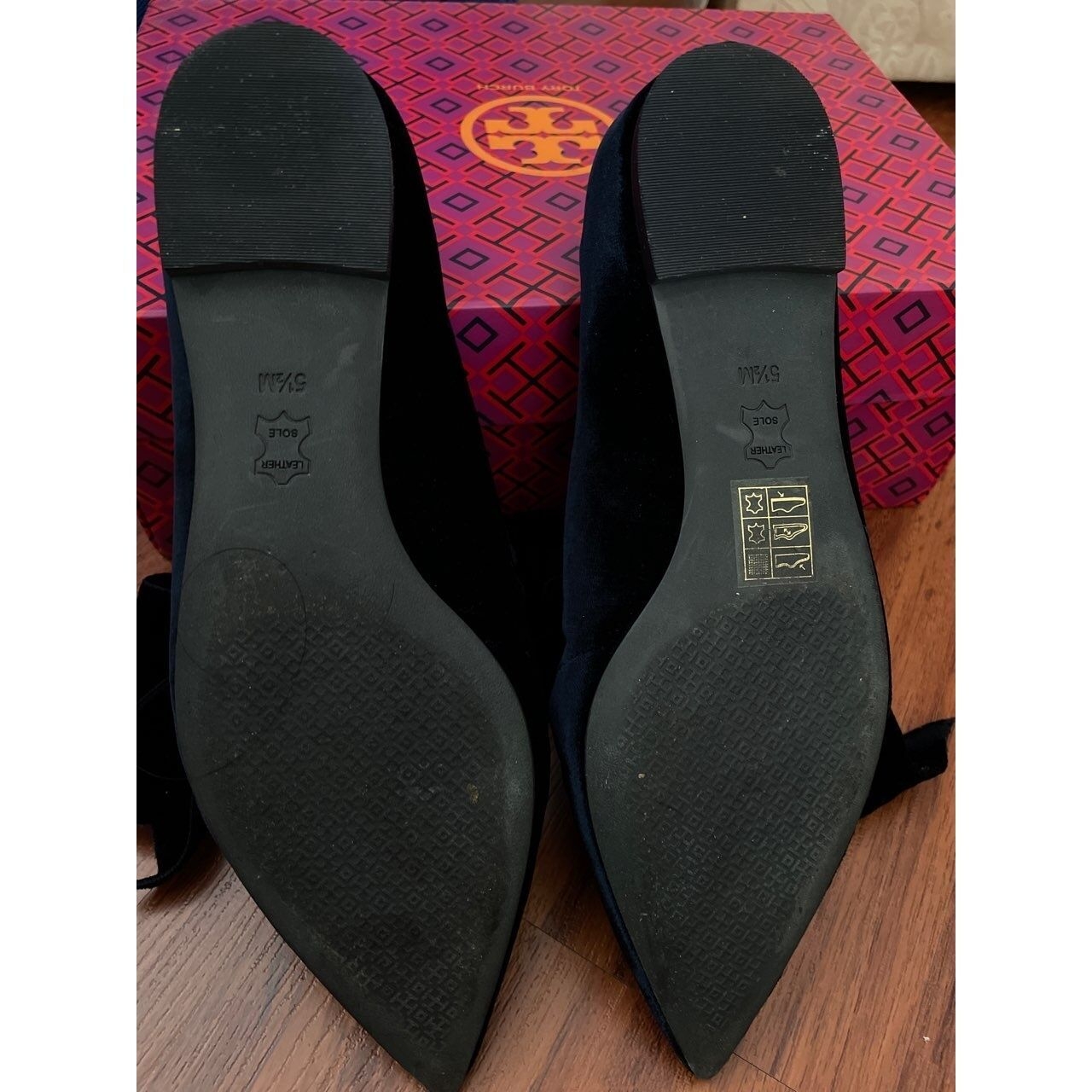 Tory Burch Blue Flats